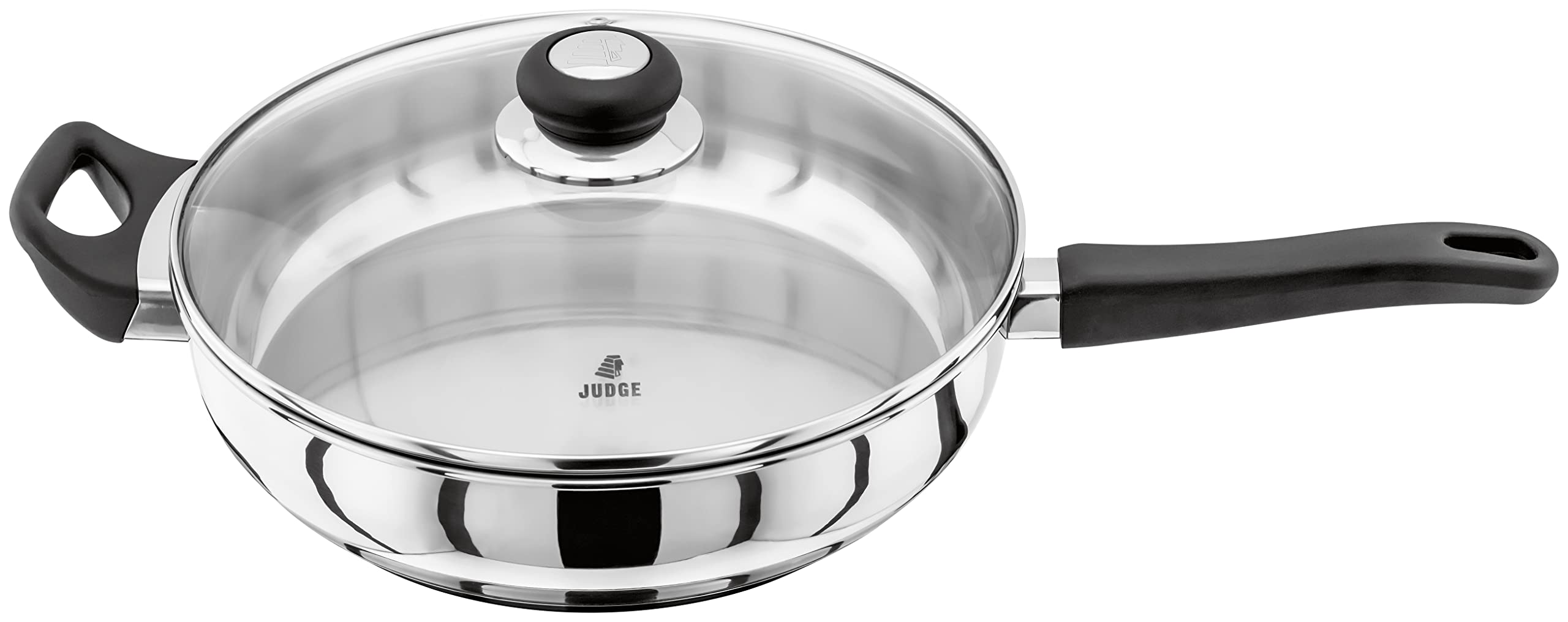 Judge Vista Saute Pan - 28cm - Silver - Stainless Steel