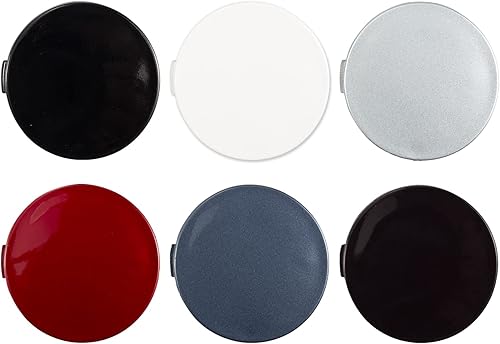 Miniatura 8 de Cubierta de gancho de remolque de parachoques delantero para Mazda CX-5 2013 2014 2015 2016 KD4550A12BB KD45-50-A12-BB (blanco, lado izquierdo del