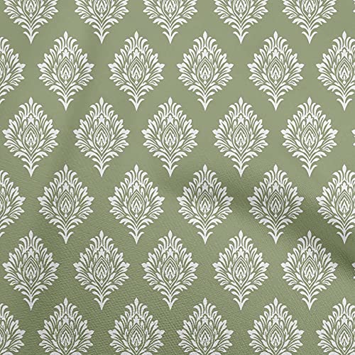 oneOone Velvet Light Green Fabric Block Sewing Craft Projects Fabric Prints By Yard 58 Inch Wide-JU