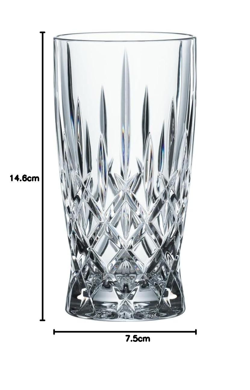 Spiegelau & Nachtmann 2-częściowy zestaw szklanek do latte macchiato, szkło kryształowe, 350 ml, Noblesse Barista, 104893