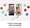 Insta360 Flow 2 Pro Beyaz - Katlanabilir AI Telefon Gimbal, Apple DockKit ile 200'den Fazla Uygulamada İzleme, Çok Kişi İzleme, 360º Pan İzleme, Dahili Tripod/Selfie Çubuğu, iPhone/Android Taşınabilir