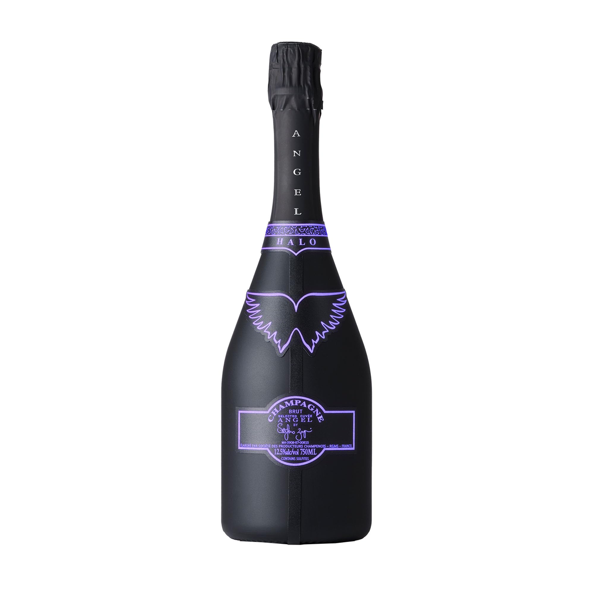 Amazon.co.jp: ANGEL CHAMPAGNE NV Brut HALO Purple 【 エンジェル