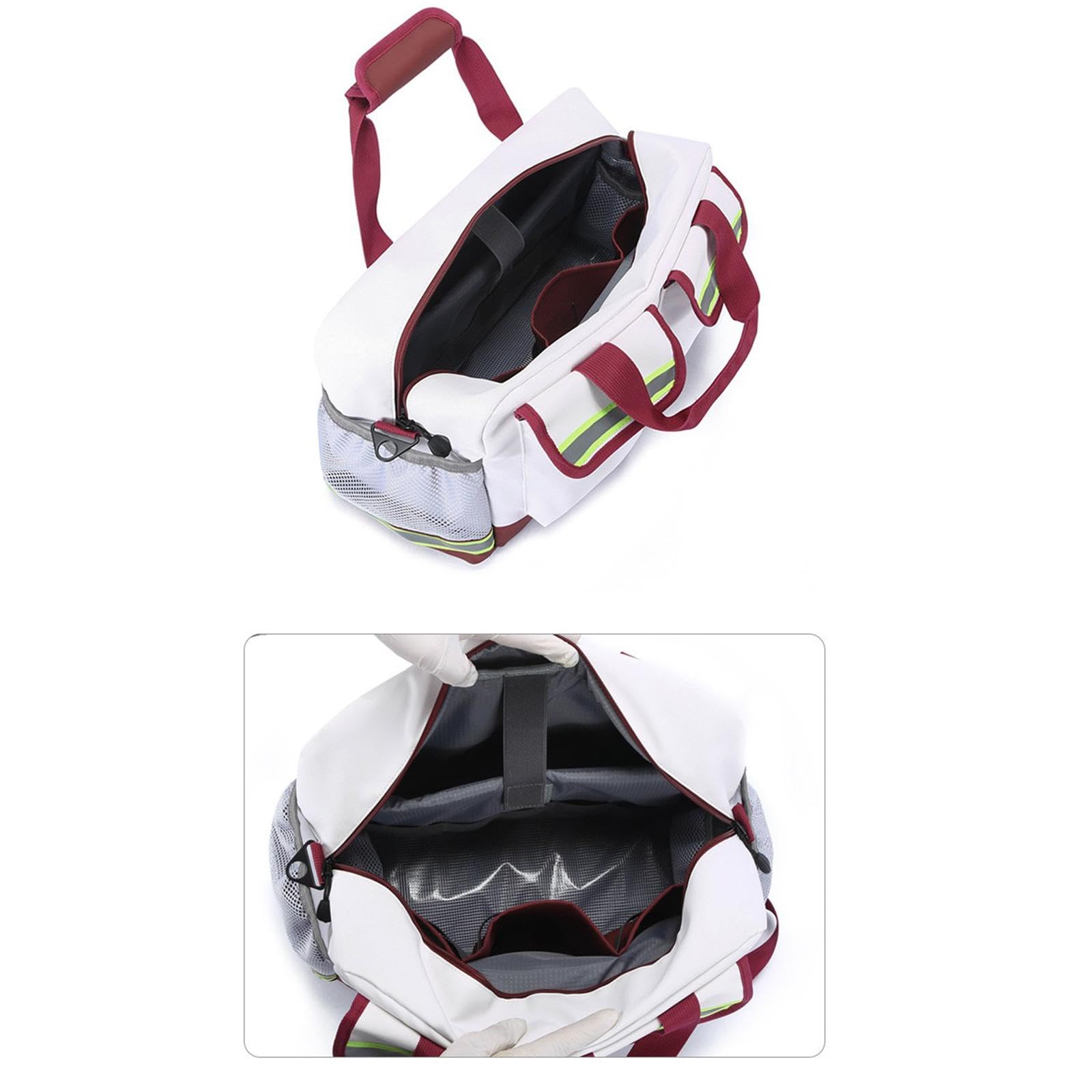harayaa Große, Leere Erste-Hilfe-Tasche, wasserabweisend, leicht, Organizer, Notfalltasche für Ersthelfer, geeignet für Haushalt, Outdoor-Aktivitäten, Wandern