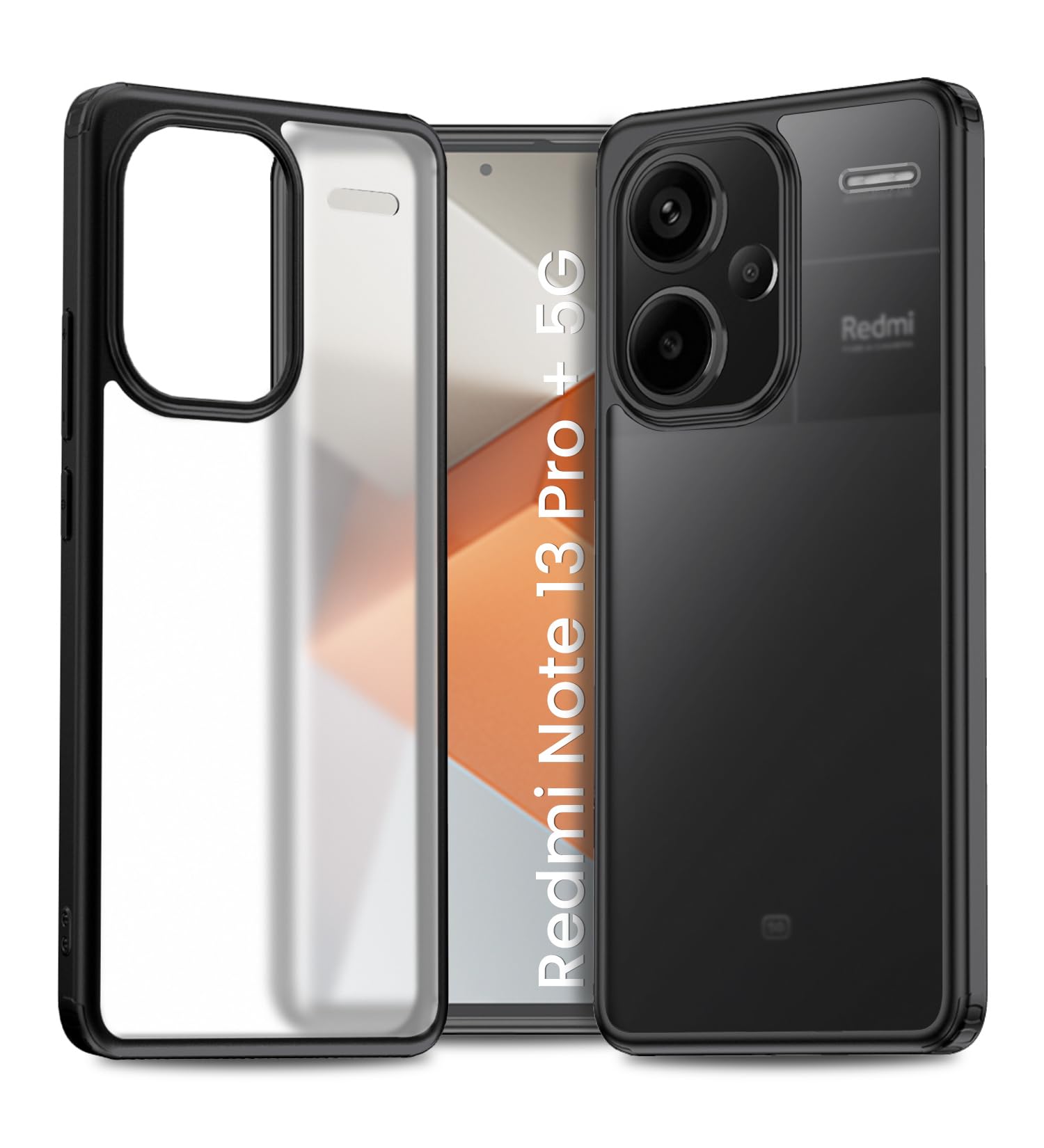 Golden Sand for Redmi Note 13 Pro Plus 5G - Rugged Frosted Semi Transparent PC Shock Proof Slim Back Case for Redmi Note 13 Pro+ Plus, Black (B0CSSXPFNJ) Amazon Price History, Amazon Price Tracker