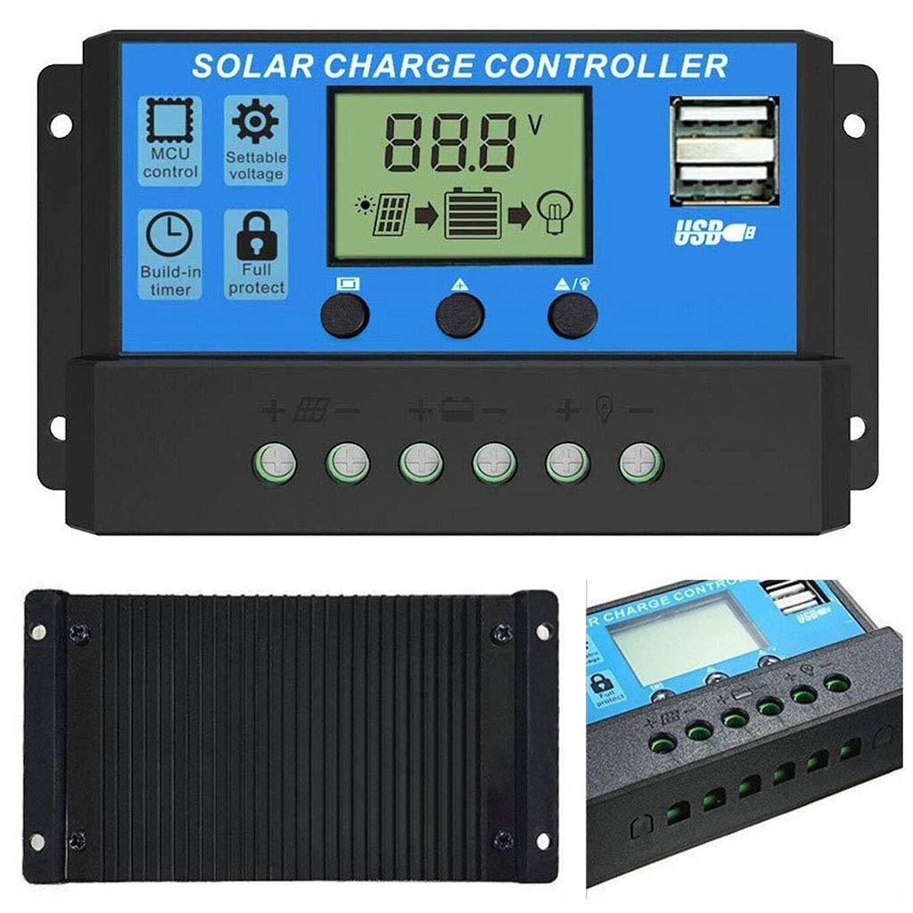 Magideal 10A 12V 24V Abs Solar Panel Charger Controller Battery Regulator Dual Usb Lcd Display-picture-29