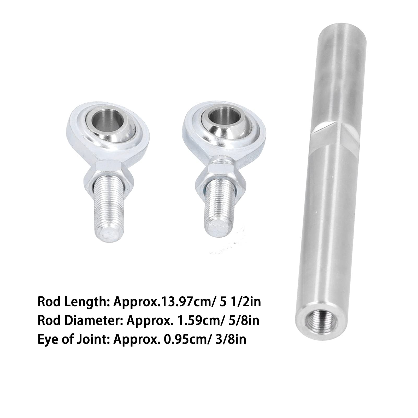 7 Inch Stainless Steel Alternator Tensioner Rod - Fits SBC BBC 350 454 Engines With Adjustable Bracket