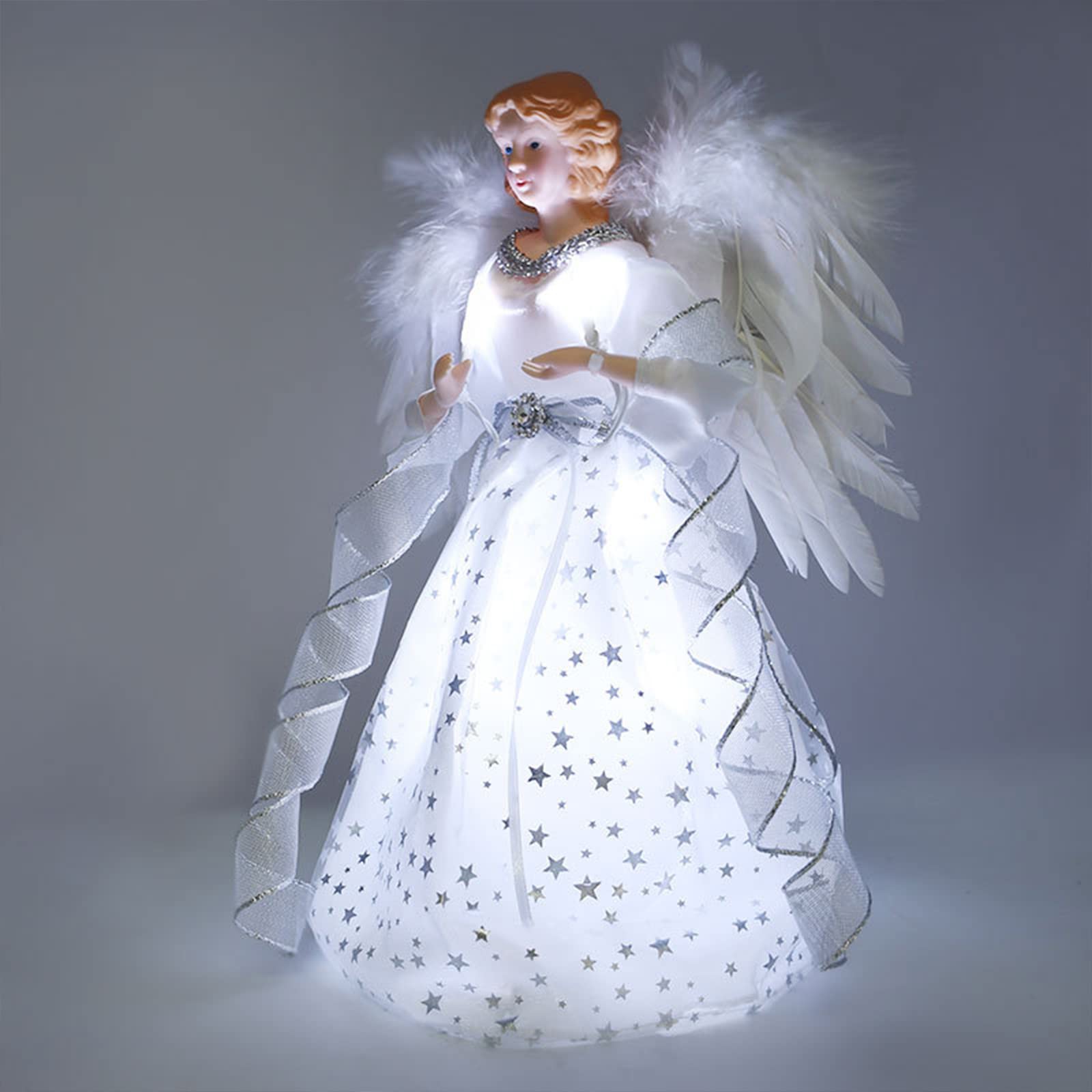 De Decoratie Van De Kerstboom Met Engel Stock Afbeelding - Image of orneren, decor: 27474025