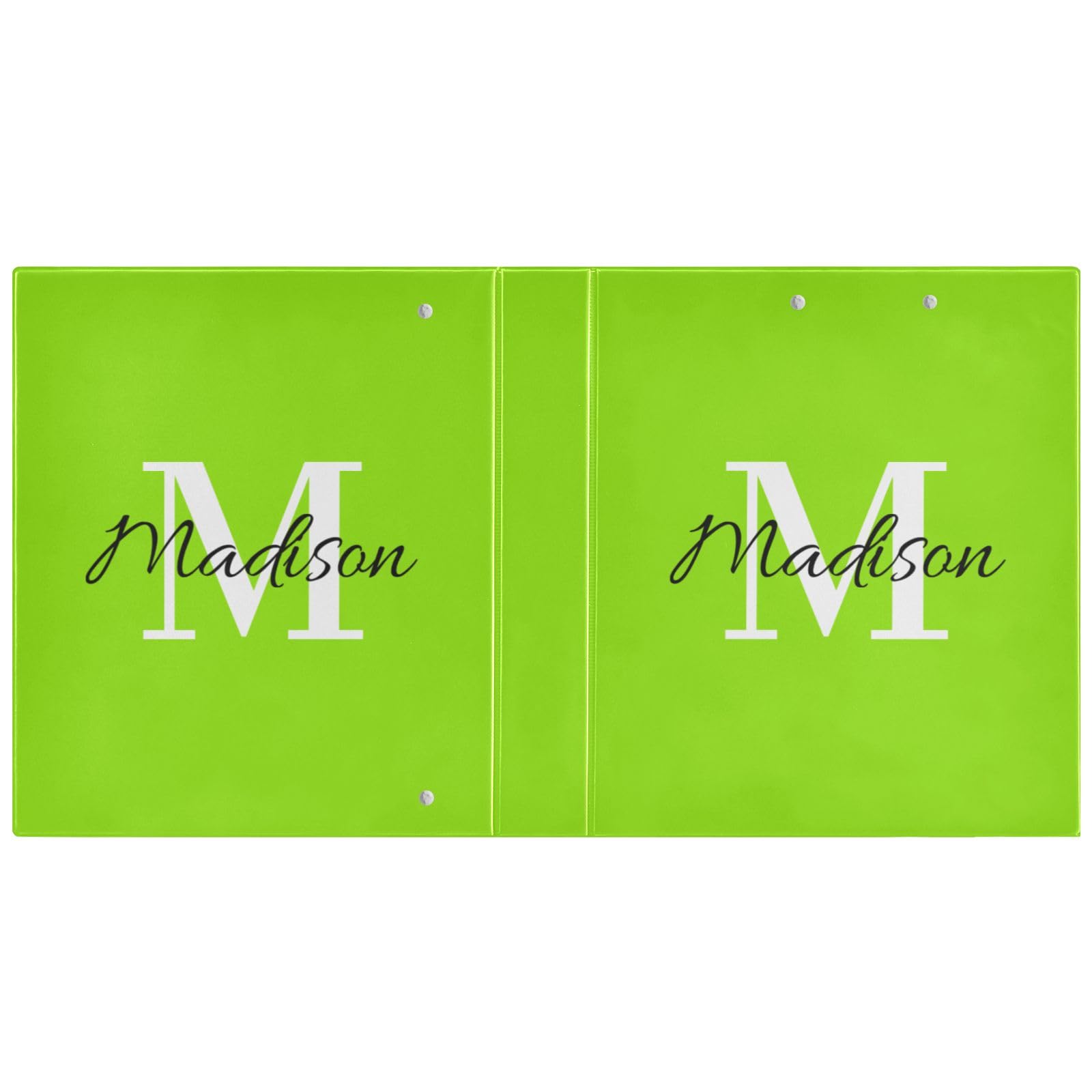Raccoglitore personalizzato da 1 e mezzo pollice a 3 anelli, raccoglitore decorativo carino a tre anelli personalizzato con 3 tasche interne Quaderno di base con nome per forniture scolastiche