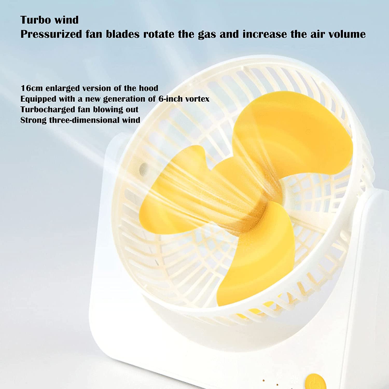 Ventilatore Elettrico USB ， Ventilatore Portatile Muto ， Ventilatori Personali Portatili per Auto da casa, Ufficio, scrivania