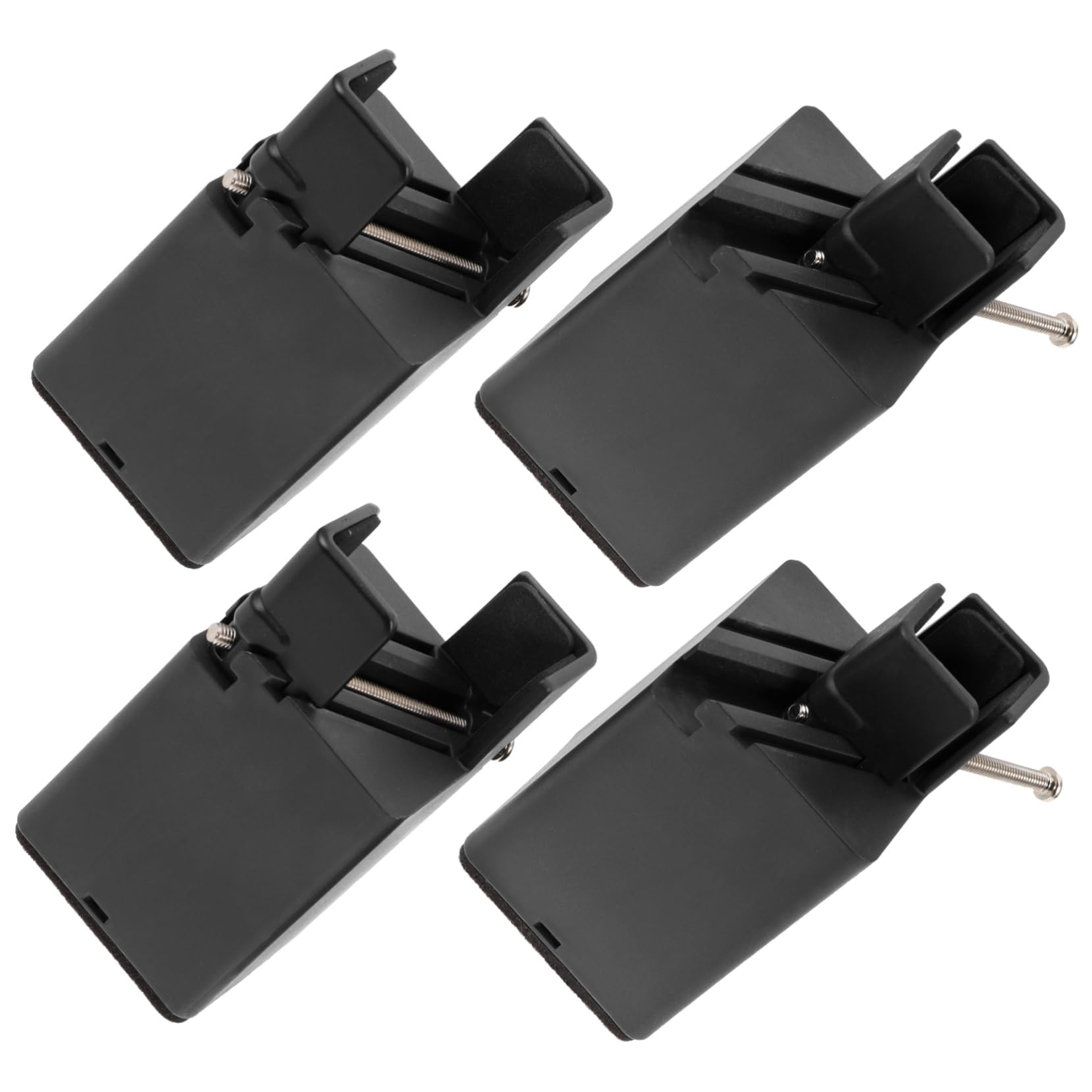 LALAFINA 4pcs Adjustable Furniture Risers Heavy Duty Bed Lifters for Sofa Desk and Chair Material for Elevating Furniture for Extra Storage and Comfort