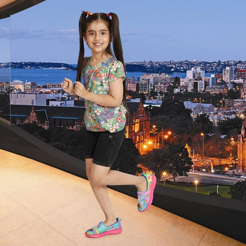 KazarMax-Kids-Girls-Printed-Slip-On-ShoesSneakers