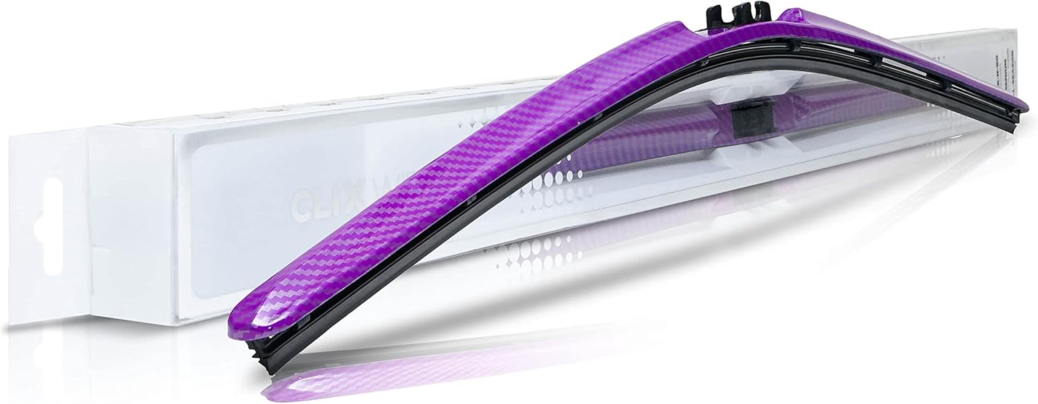 Clix Wipers 22" Purple Carbon Fiber Automotive