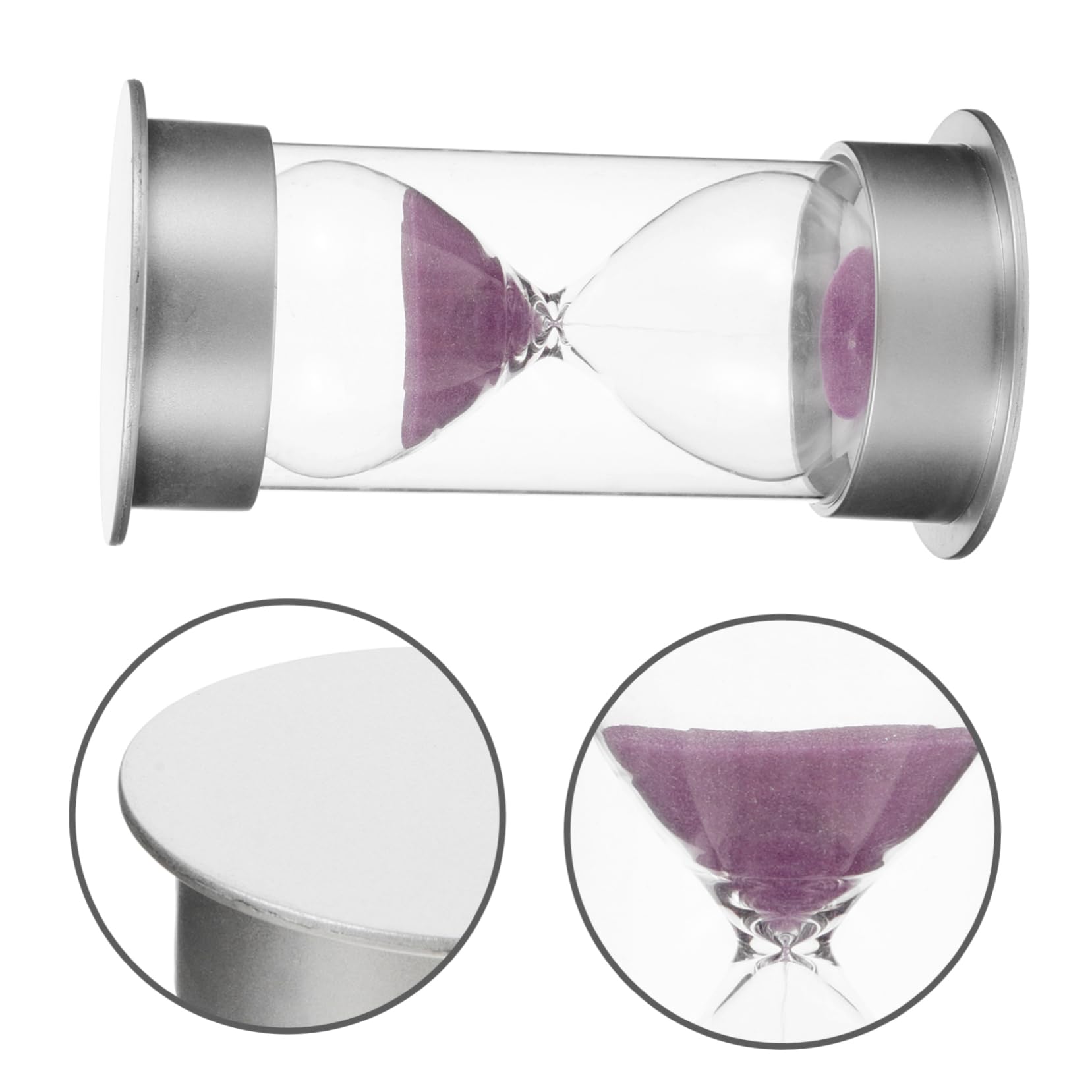 HEMOTON 4 Sätze Sanduhr-Timer Sanduhr- 20 Minuten Sanduhr 20-Minuten-Sanduhr Desktop-Sanduhr-Ornament 20 Minuten Timer Kreative Sanduhr Glas Mit Hohem Borosilikatgehalt 2 Stück * 4