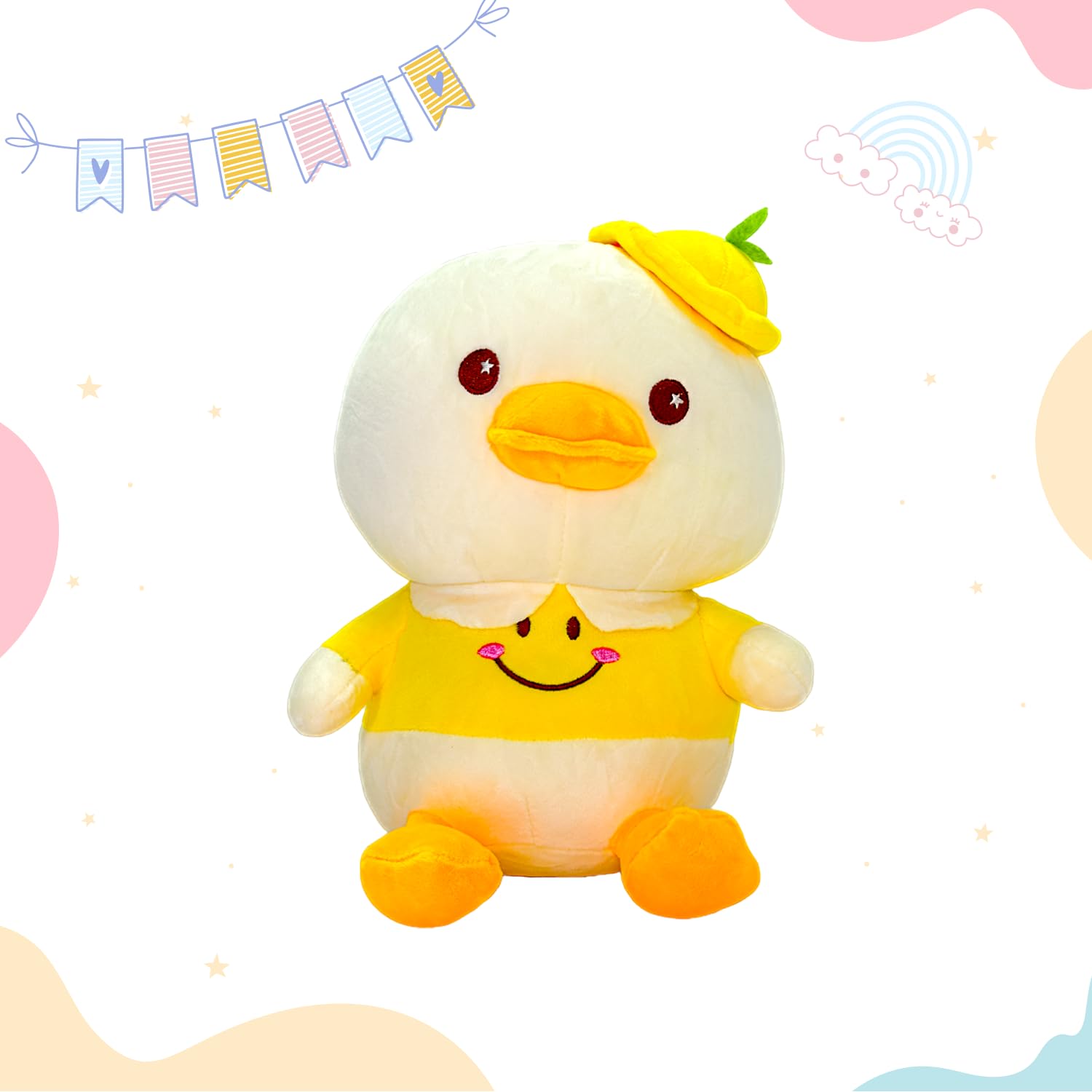 LITTLE GINNIE White Duck Soft Toy - Plush Duck for Babies 6 Months & Up, Sensory Development, Cuddly Companion, Encourages Imaginative Play & Animal Learning (B0DF5LV8M8) Amazon Price History, Amazon Price Tracker
