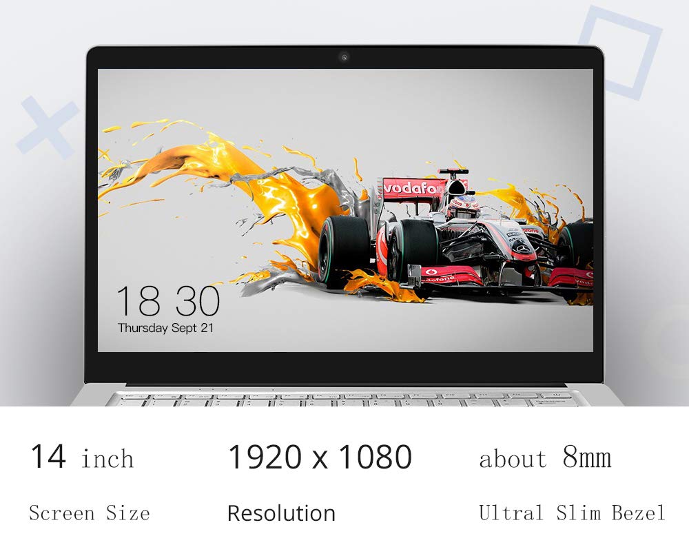 ZJF Jumper EZbook S4 display da 14 pollici 8 GB RAM da 128 GB 