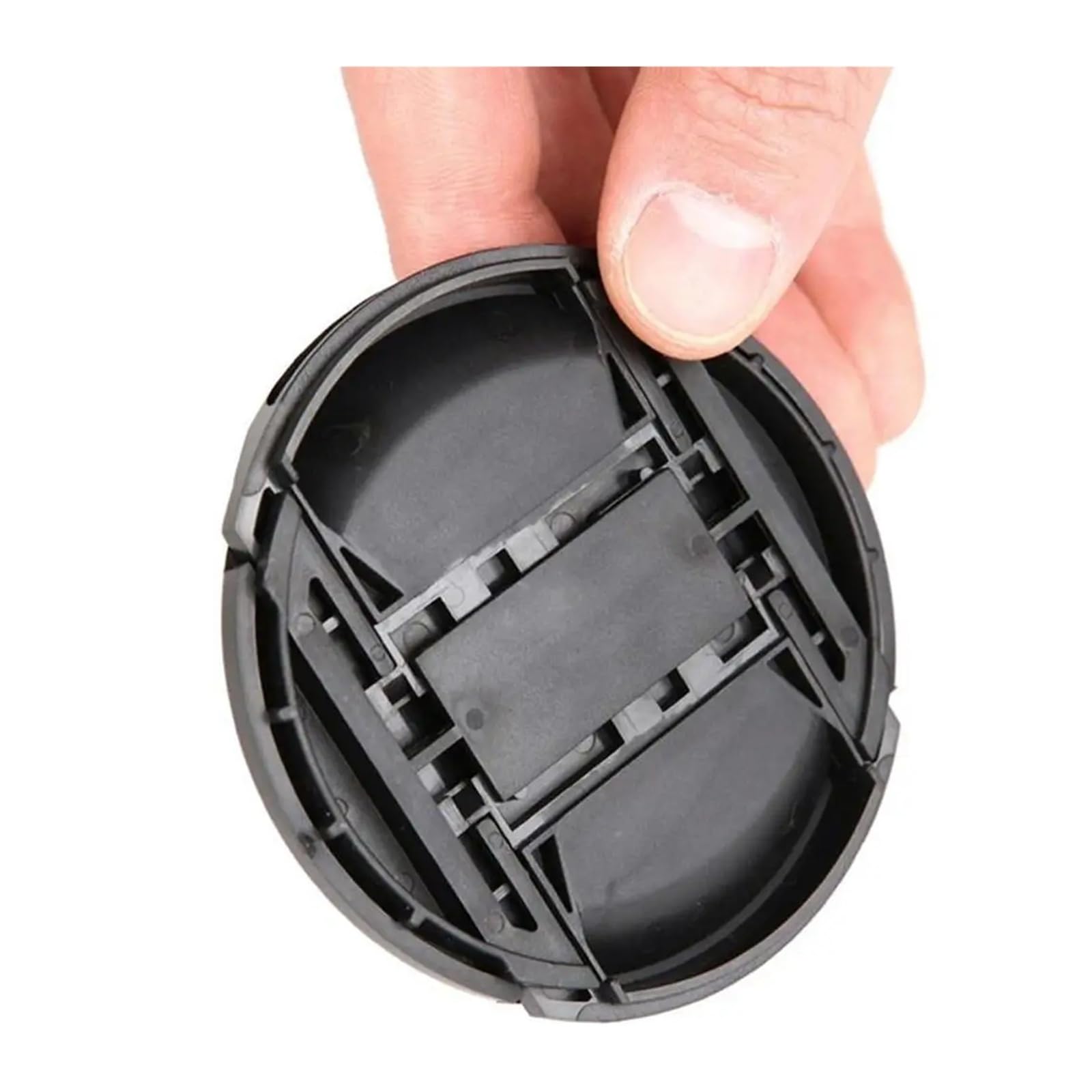 Couvercle de Protection du Capuchon d'objectif caméra, 52MM 55MM 58MM 62MM 67MM 72MM 77MM, Accessoires Corde Anti-Perte(55mm)