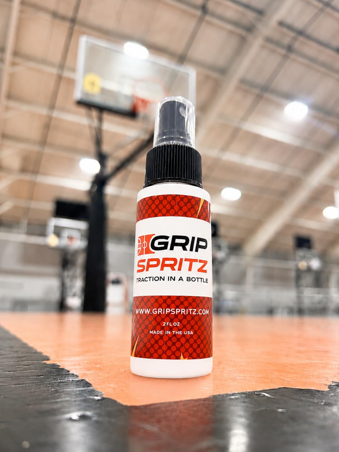 Grip Spritz - Spray de Agarre para Zapatos de Baloncesto, Mejora la tracción de la Suela y el Agarre de la cancha, rejuvenece y alarga la Vida útil de los Tenis, Agarre Antideslizante y Mejora el
