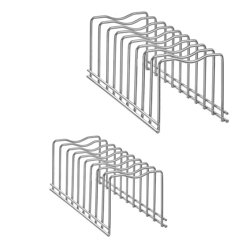 Pot Lid Rack Organizer - Keep Kitchen Clutter-Free -1