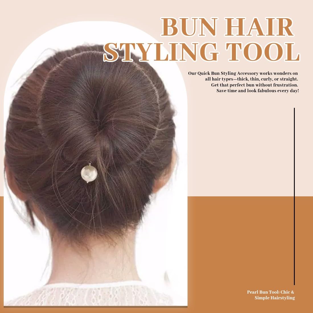 Chignon Facile per Capelli,3 Pcs Strumento per La Creazione Rapida di Chignon,Capelli Strumento per Intrecciare,Capellis Ricci Accessori,per Raccogliere Capellis