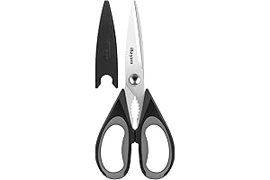 iBayam 8.5 Inch Black Scissors: A Culinary Essential for Every Kitchen