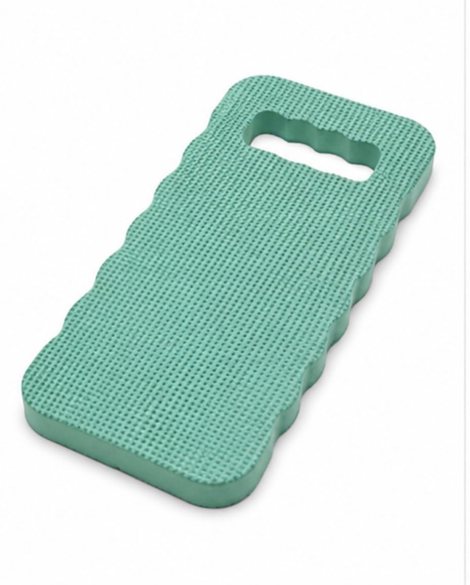 Foam Garden Kneeling Pad, Green, Soft Cushioned Knee Mat for Gardening, DIY, Cleaning & Outdoor Work, with Carry Handle