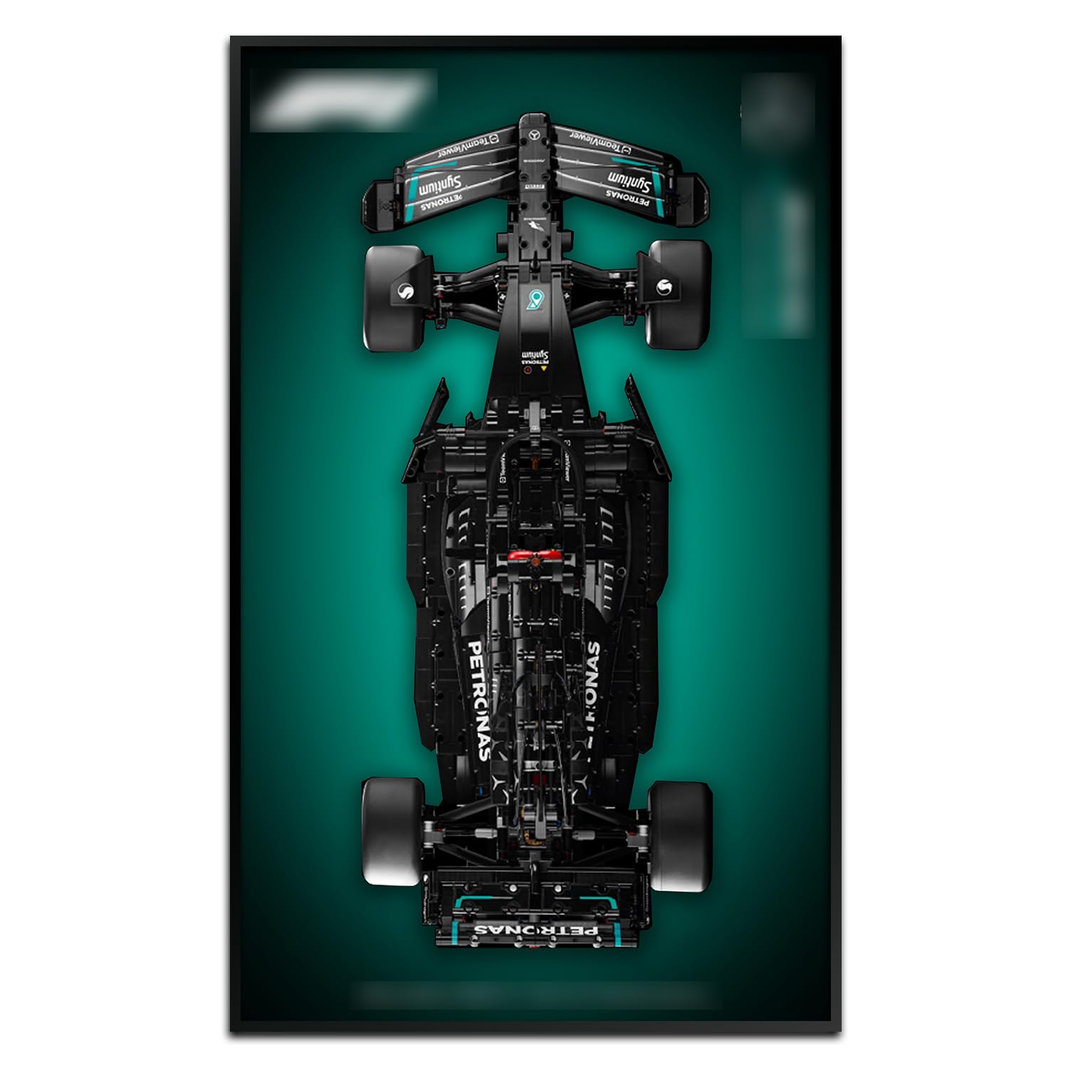 SuFunSu Lego 42171 Mercedes-AMG F1 W14 E Performance Collectibles Gifts Car Wall Mount (Display Plate Only) — image 1