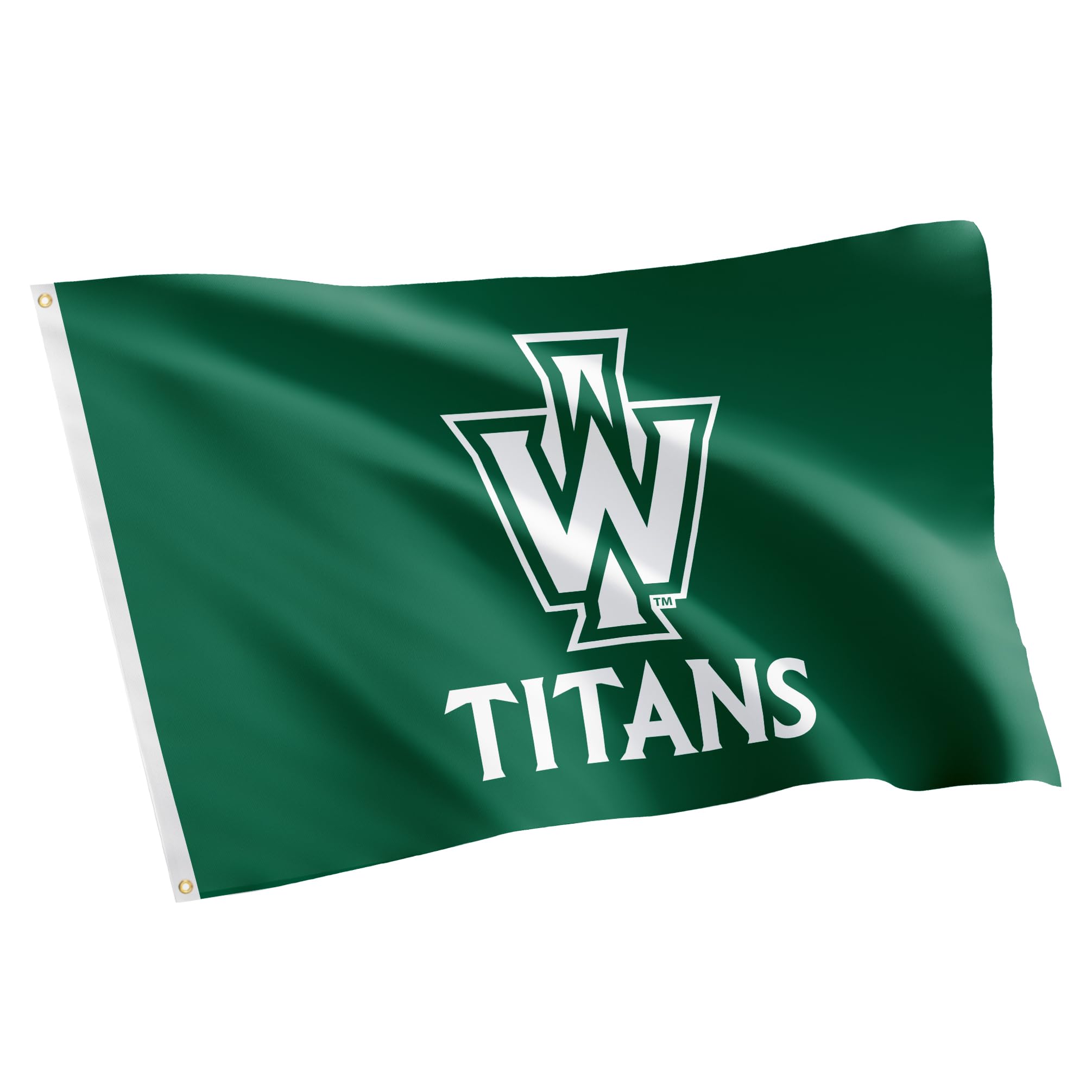 Desert Cactus Illinois Wesleyan University IWU Flag - 3 x 5 Feet Titans Banner, Indoor/Outdoor Durable Fabric, 100% Polyester Design (Style 1a)