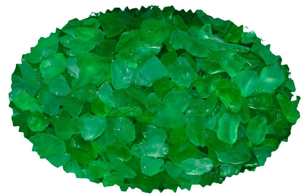 Haquoss Decorative Aquarium Coloured Gravel, 3-6 mm Size, 2 kg, Ice Green