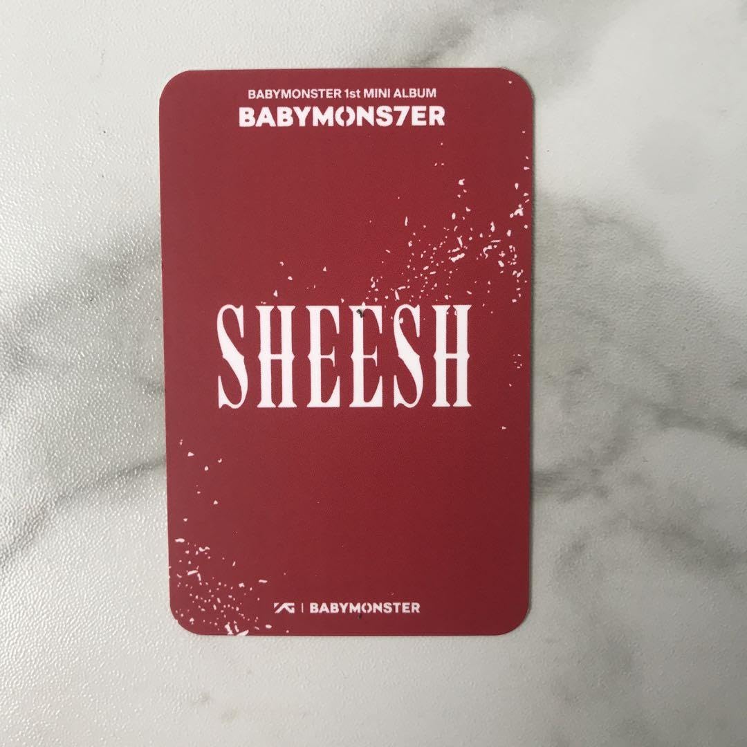 Amazon.co.jp: BABYMONSTER 韓国 サノクSHEESH 公開放送 トレカ 