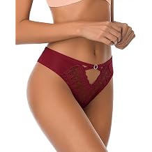 CCTOO Womens Lace Lingerie Thongs Sexy Briefs Low Waist Cheeky Underwear Panties