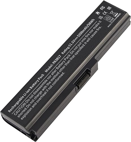 Batería para portátil Toshiba PA3817U-1BRS PA3818U-1BRS PA3819U-1BRS Satellite C655 C675 C675D L645 L645D L655D L675 L675D L745 L755 L755 D P745