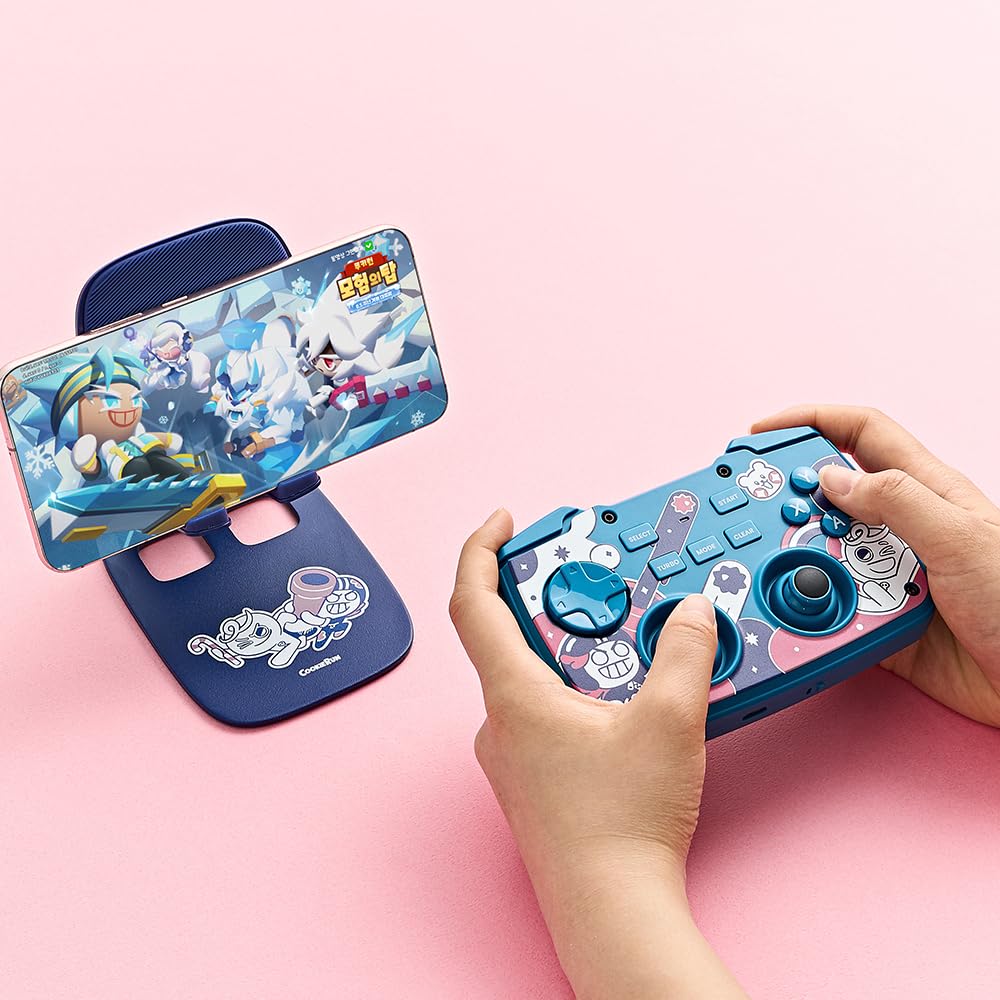 FUNDIAN X1 CookieRun - Controlador de juego Bluetooth con teclado y mouse, edición limitada, mando a distancia inalámbrico compatible con smartphone, laptop, tablet, PC, iPhone, iPad, Nvidia Shield TV
