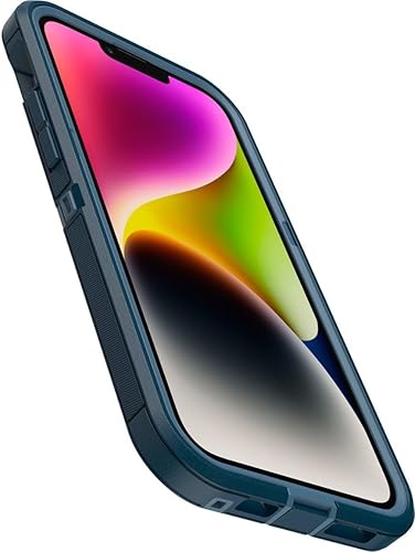 Miniatura 4 de OtterBox Funda para iPhone 14 Plus Defender Series XT - Océano abierto (azul), sin pantalla, resistente, se ajusta a MagSafe, accesorio de cordón