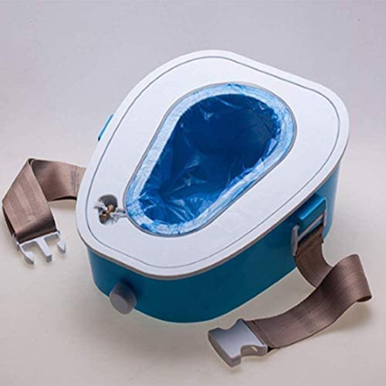 DIE Tragbare Autotoilette, Mobiles Notfall-Urinal, Töpfchen Für Erwachsene/Kinder/Schwangere Frau/Alter Mann, Geeignet Für Outdoor, Camping, Reisen, Wandern, Blau,Constructive23