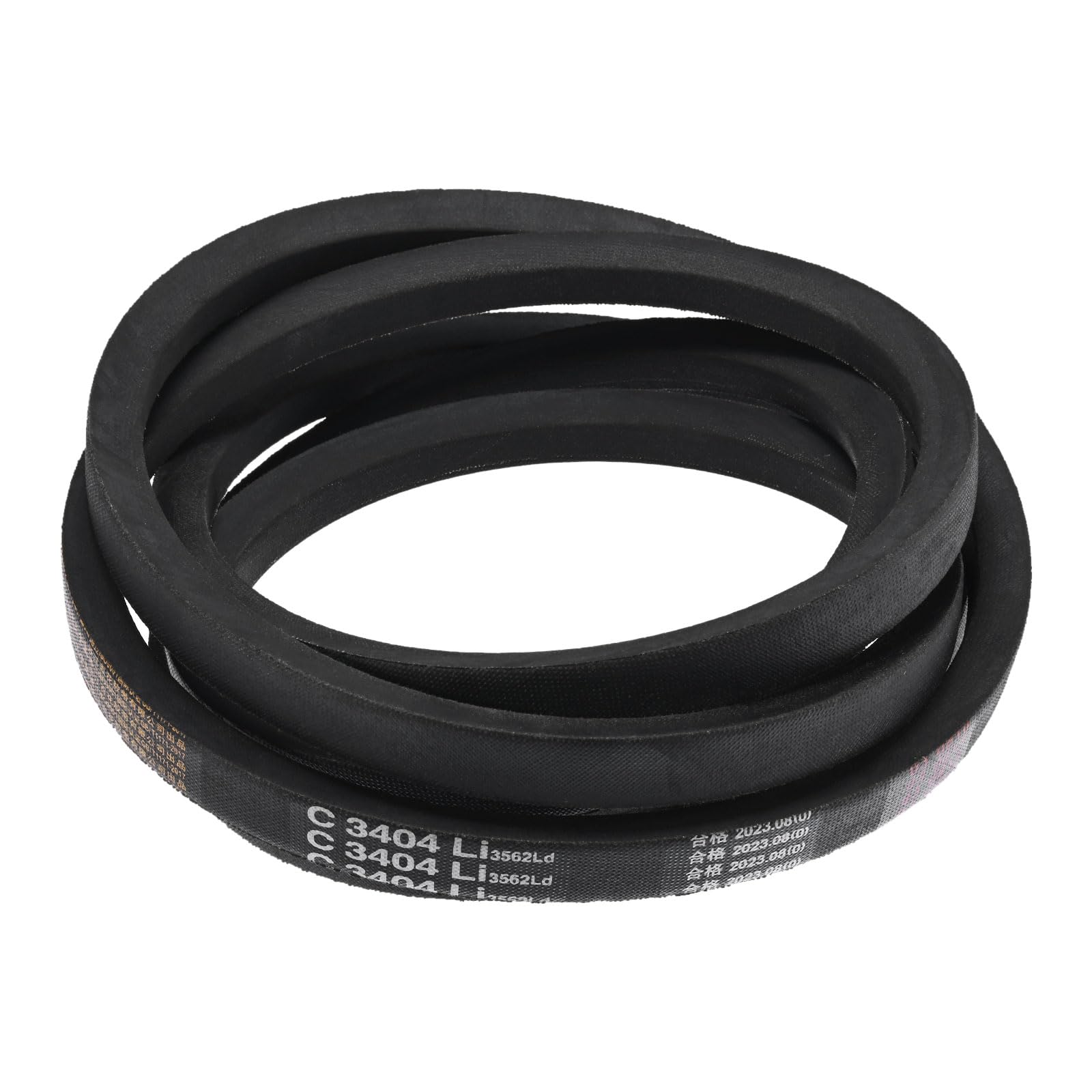 uxcell C134 Drive V-Belt, 137.5" Outside Circumference Rubber Wrapped Industrial V-Belt Classical C-Section Drive Transmission Belt for Power