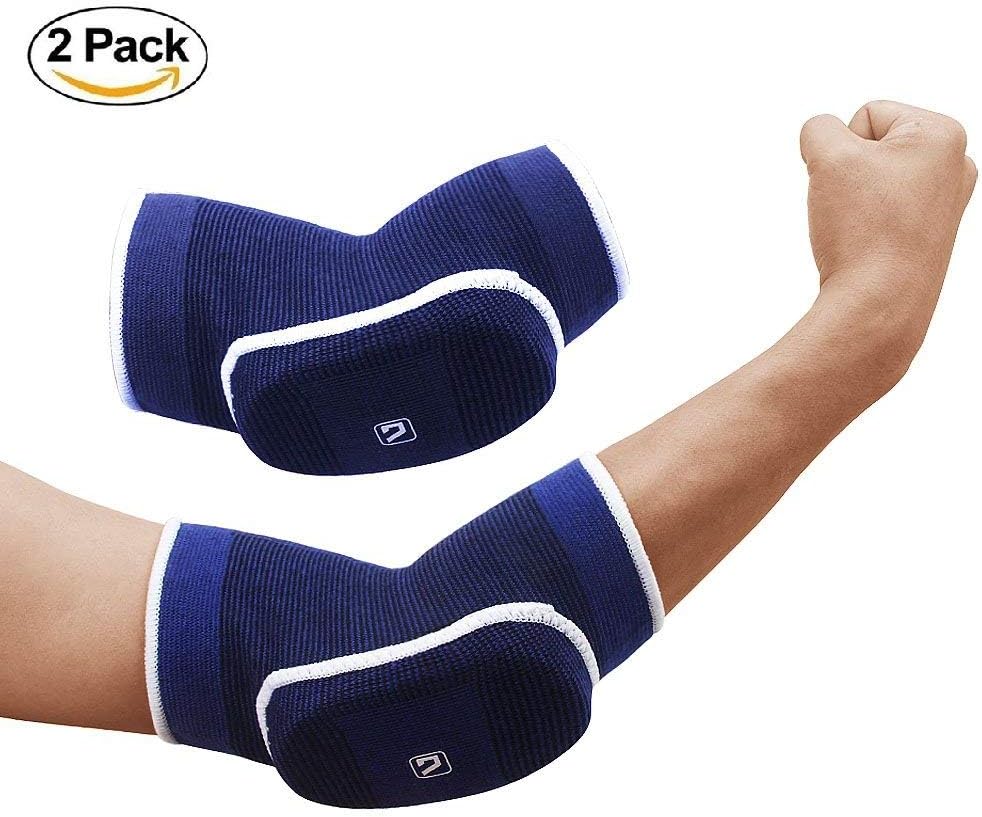 LIVEUP SPORTS Elbow Brace - Elbow Sleeve Support Brace for Sport Workout Tennis Basketball Yoga Pilates Weightlifting Arthritis Tendonitis Prevention, Joint Pain and Arthritis Relief Recovery