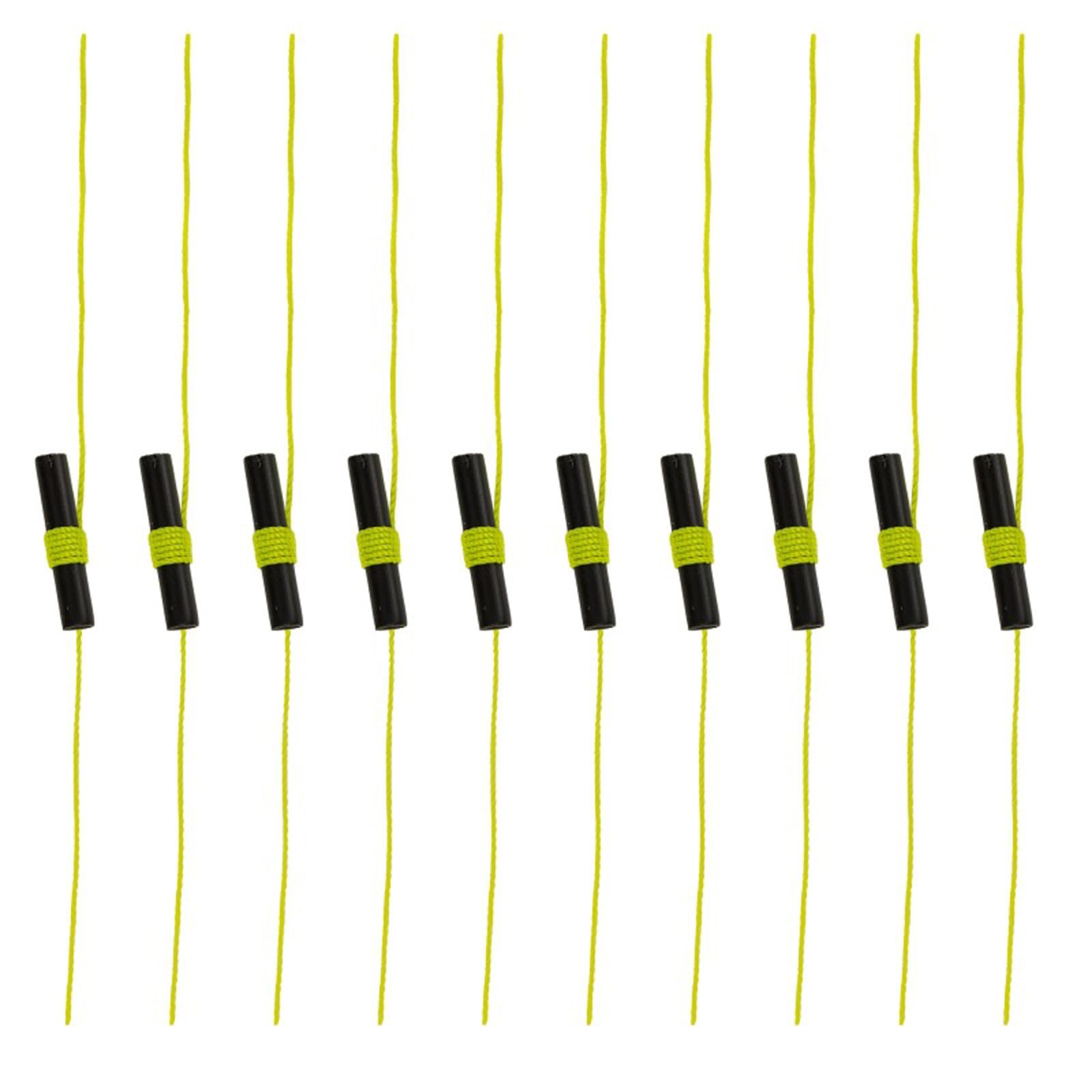 BWANGIAO 100pieces Fishing Float Stops Knots Nylon ABS Line Grip For Secure Angling Control Fishing Tackle Line Stopper