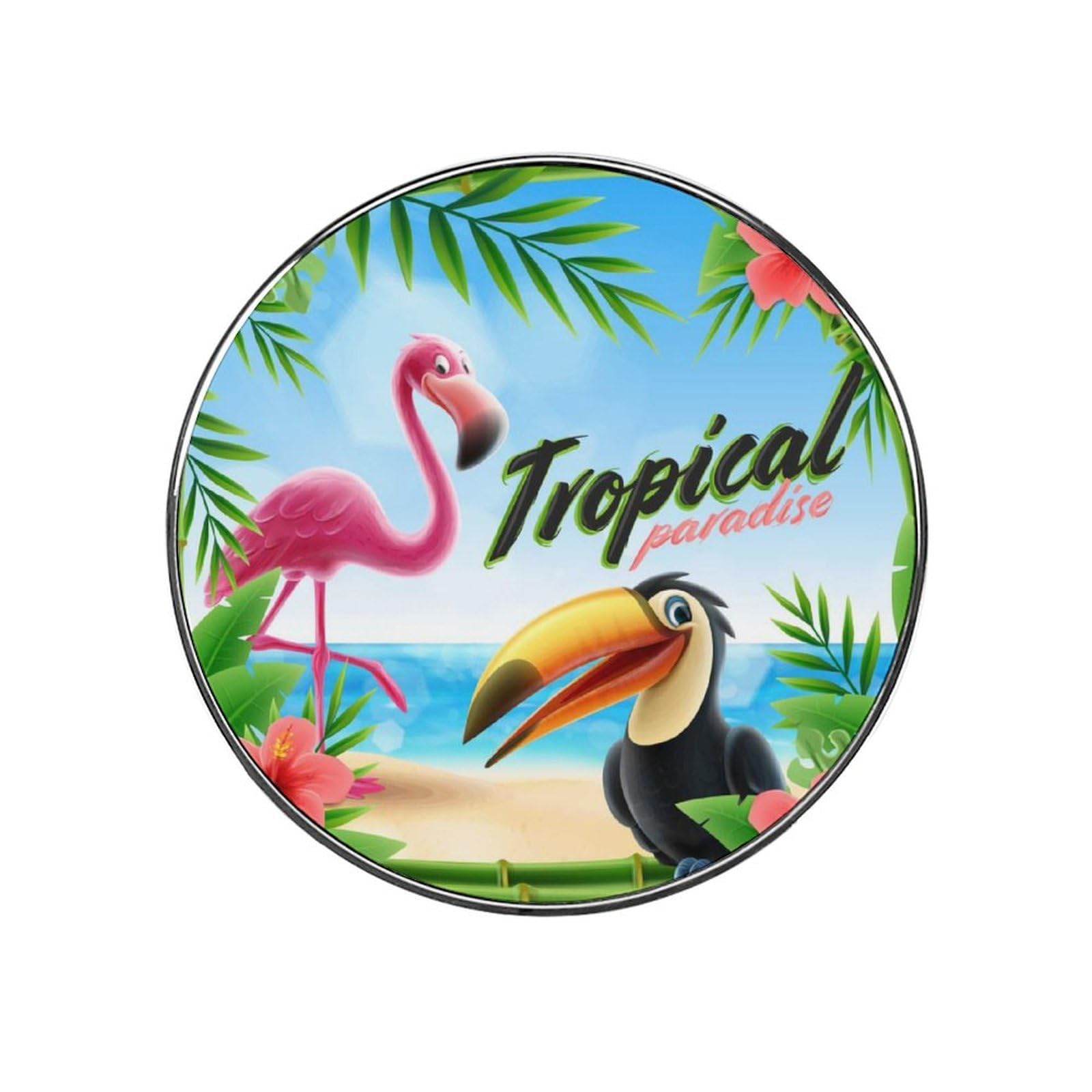 Tropical Flamingo Magnets For Fridge Kitchen Decoration For Refrigerators Whiteboards
