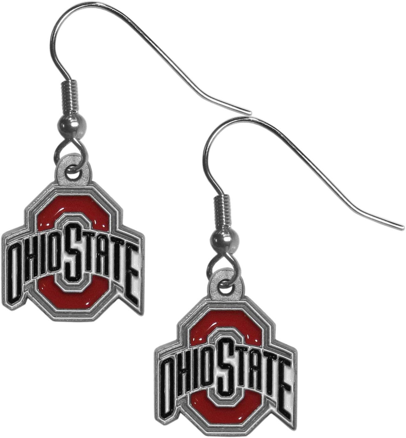 NCAA Siskiyou Sports Womens Ohio State Buckeyes Dangle Earrings One Size Team Color