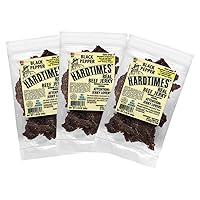 Vista 9 de Hardtimes Carne seca hecha a mano, sabor original, paquete de 4 bolsas de 2.25 onzas