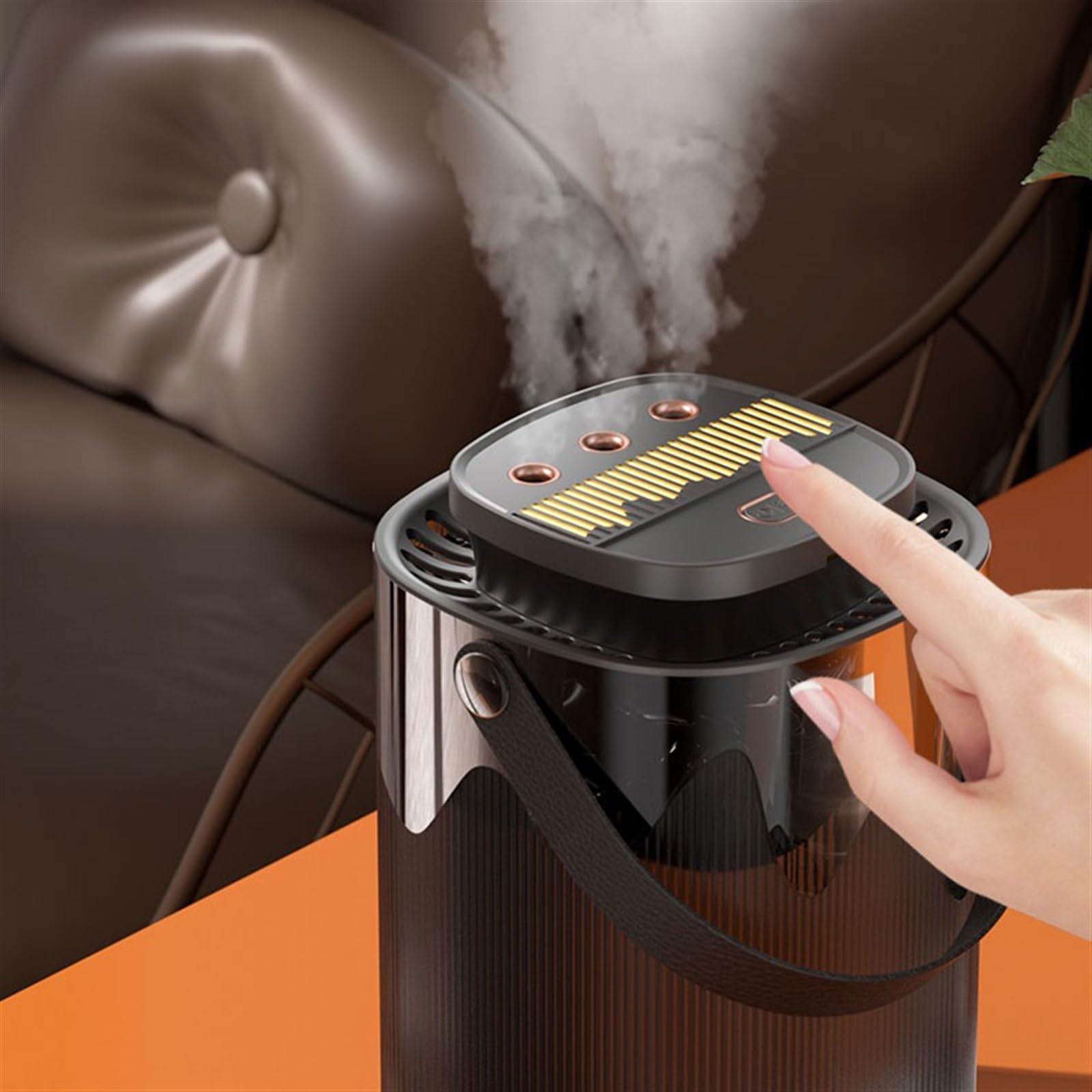 Humidificador Ultrasónico Humidificador de Aire de Escritorio, pulverizador silencioso doméstico, humidificador de Gran Capacidad de 3L, Apagado automático Humidificador de Aire