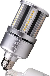 18 Watt LED Corn Light Bulb - 2340 Lumens - Aries S Series LED Corn Light Bulb - Standard E26 Base - 5000K White - Replacement for 70 watt HID/HPS/Metal Halide or CFL - High Efficiency 130 Lumen/watt