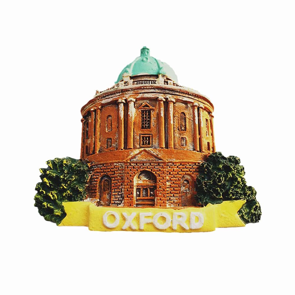 Magnete Frigorifero 3D Oxford, Inghilterra – Souvenir Da Viaggio In Resina, 7,5 X 5 Cm, Decorazione Casa