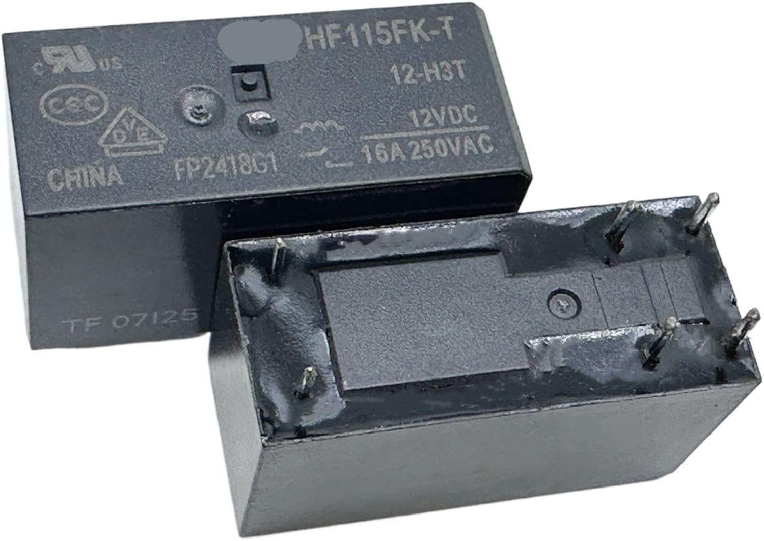 HF115FK 12-H3T 12VDC-20A ; HF115FK-T 12-H3T 16A ; (115FA6-12V-16A/20A) Relay 6pins(HF115FK 12-H3T 20A)