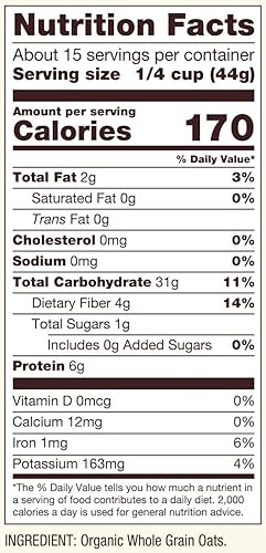 Miniatura 8 de Bobs Red Mill Avena cortada de acero orgánico sin gluten 24 onzas paquete de 4