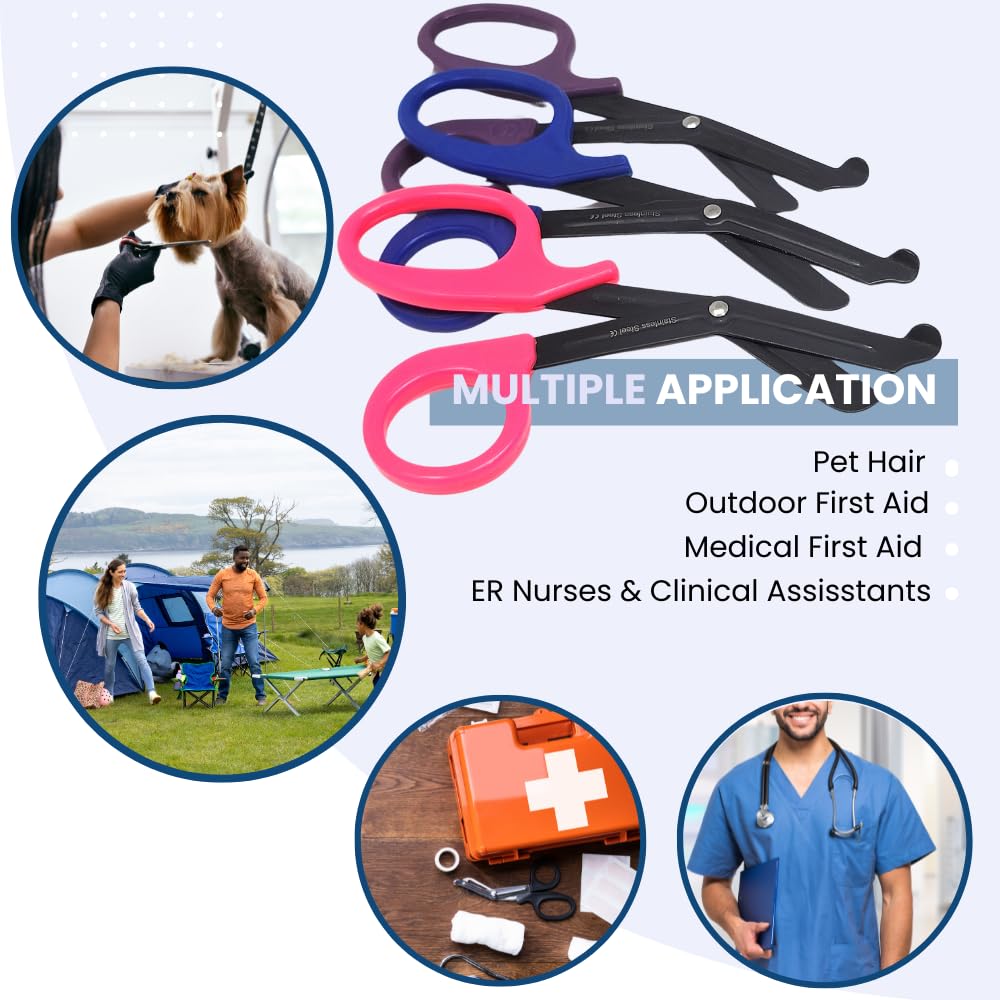 3Pcs Trauma Shears 7.25