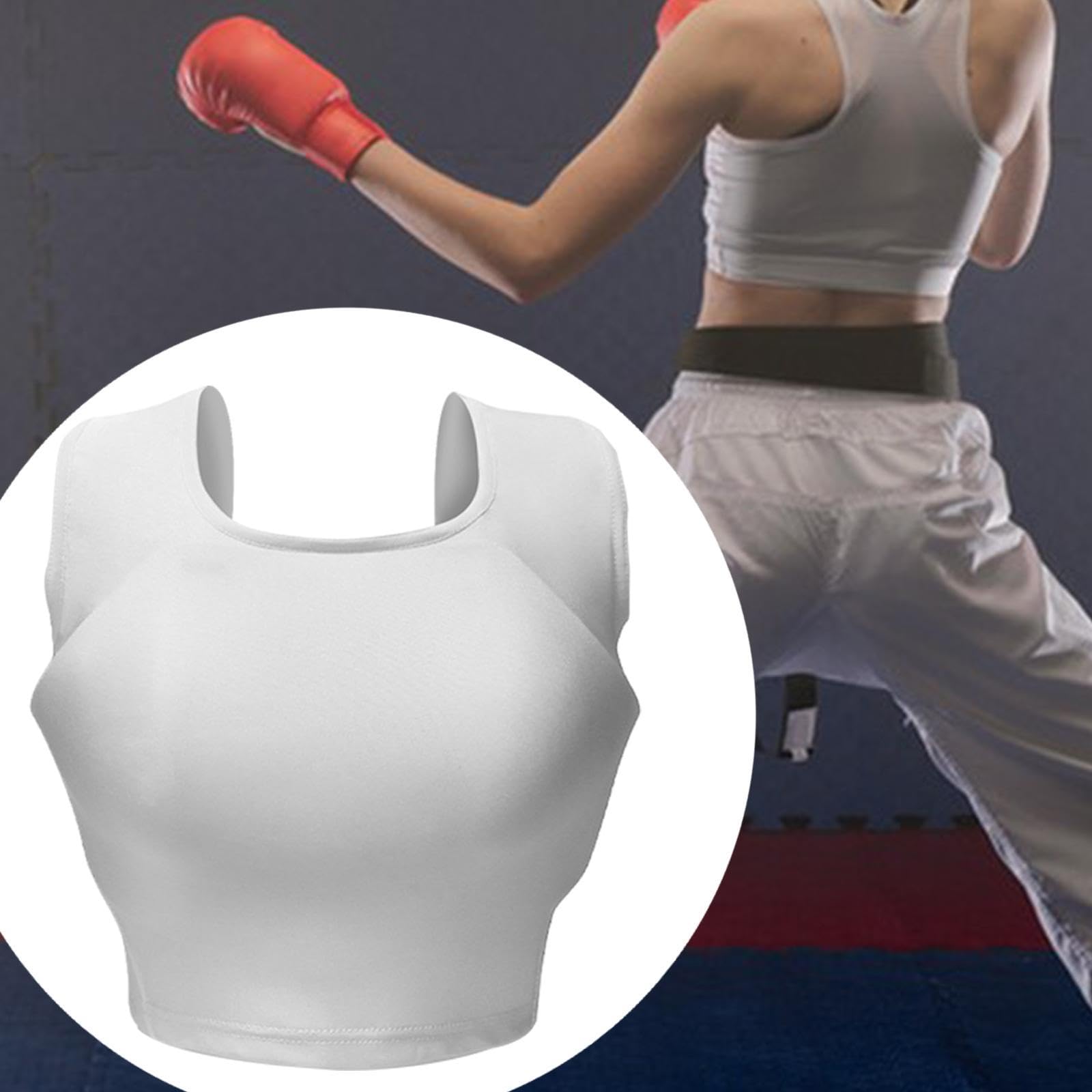 Baoblaze Protector de Pecho para Mujeres en Karate, Soporte para Costillas, Boxeo