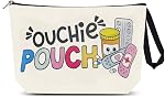 The Ouch Pouch Medicine Premiers soins Sac de voyage Camping Sacs de toilette avec fermeture éclair Trousse de premiers soins Meds Sac de rangement Funny Ouchie Pouch for daughter Friend Cadeaux d'anniversaire de Noël