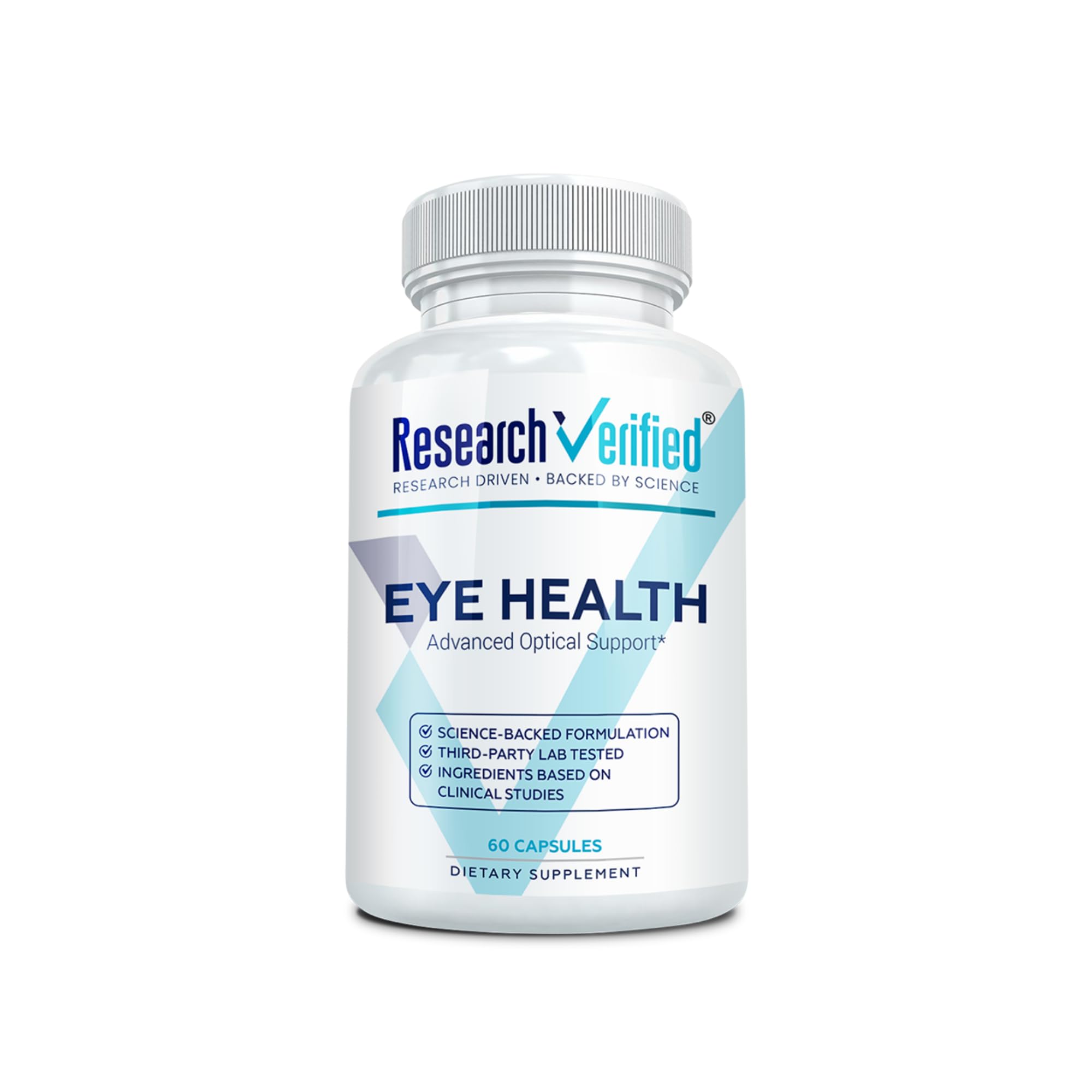 Research Verified Eye Health - Nourish and Protect Eyes and Vision, Support Healthy Retina, Improve Blood Supply to Eyes - Vitamins A, B, C, and E - 60 Capsules - Made in The USA