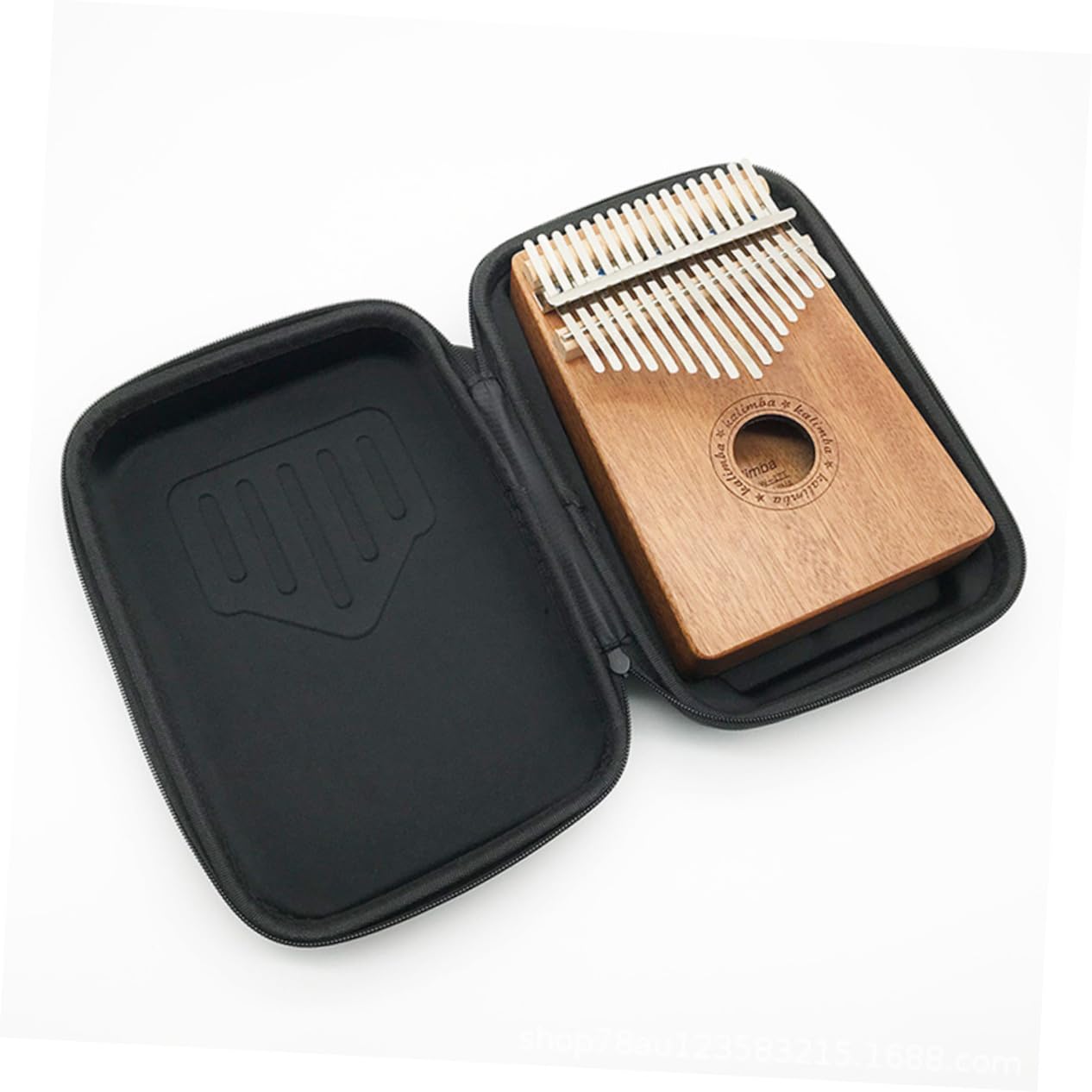 Generic 2 Stück Gigbag Finger Klaviertasche Kalimba Zubehör Kalimba Halter Kalimba Schutz Daumen Klavierhülle Tragbare Kalimba Hülle Daumen Klaviertasche Eva Kalimba Hülle Kalimba Tasche